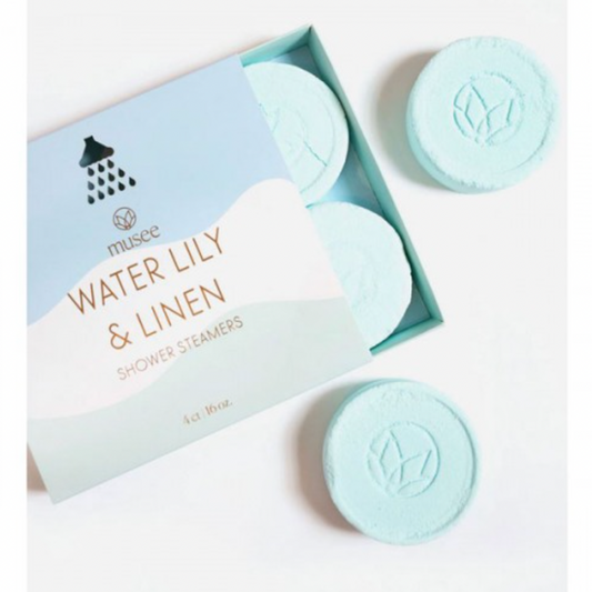 Water Lily & Linen Shower Steamers