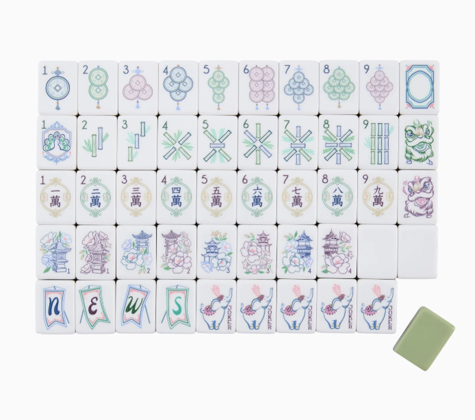 Willow Mahjong Tiles