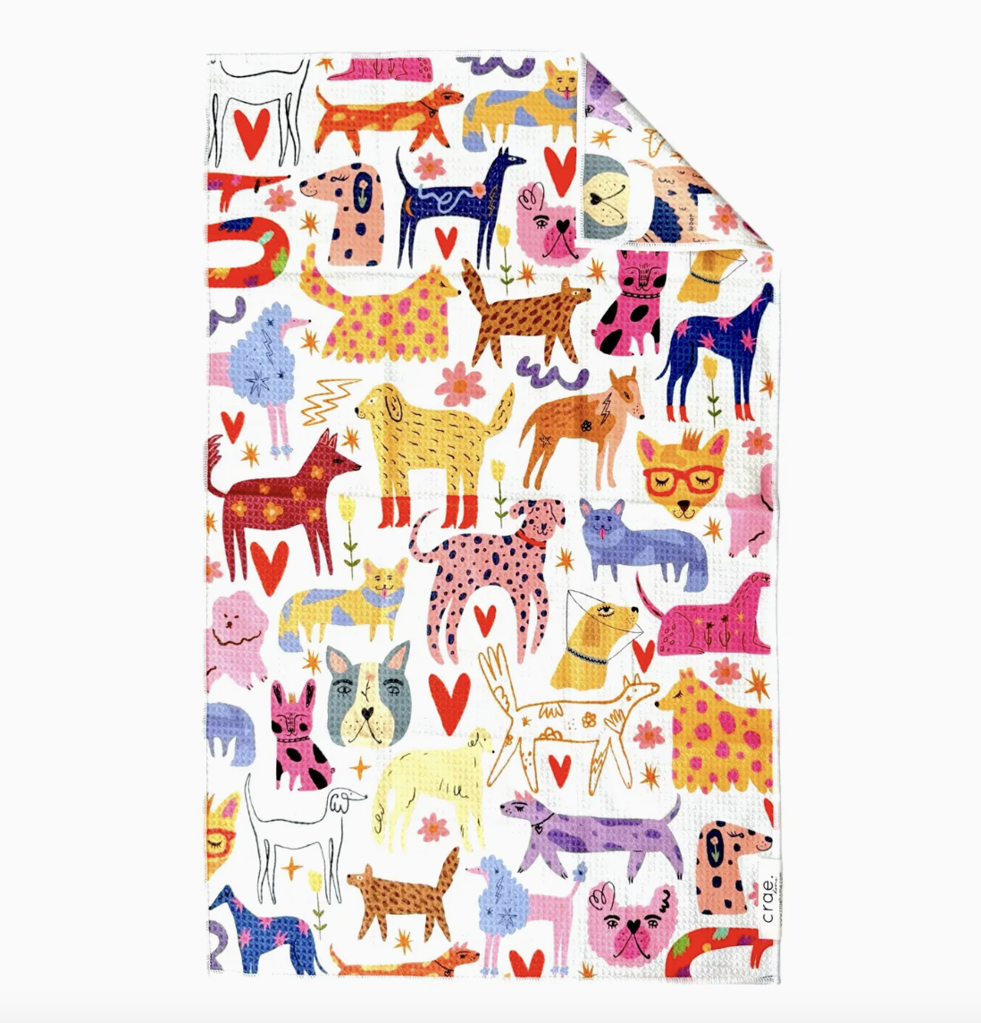 Wooftastic Double-Sided Hand Towel