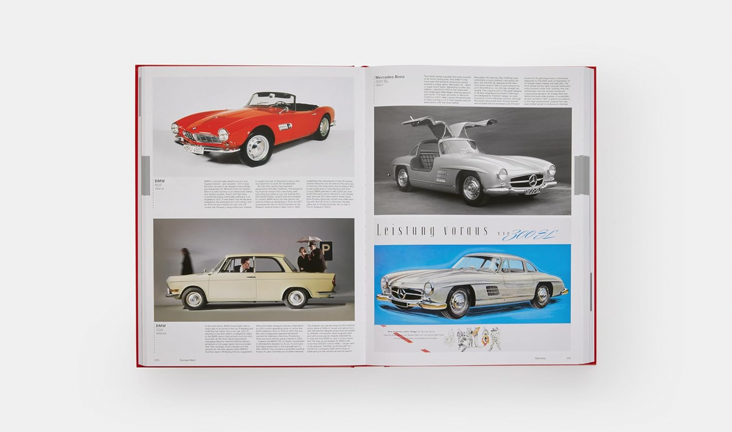 The Atlas of Car Design: The World's Most Iconic Cars (Rally Red Edition)