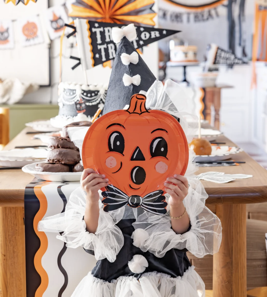 Vintage Pumpkin Paper Plates