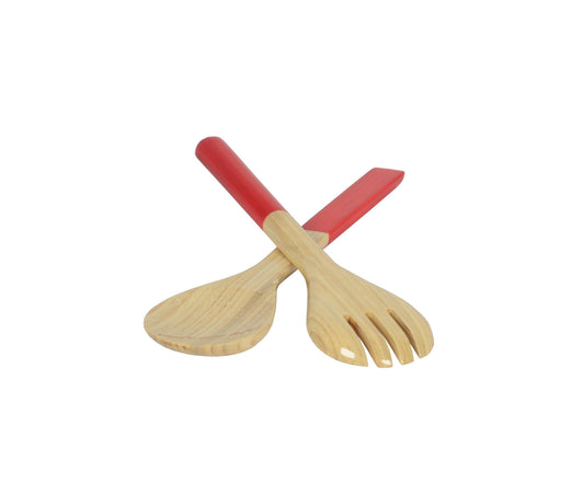 Small Bamboo Server Set: Orange