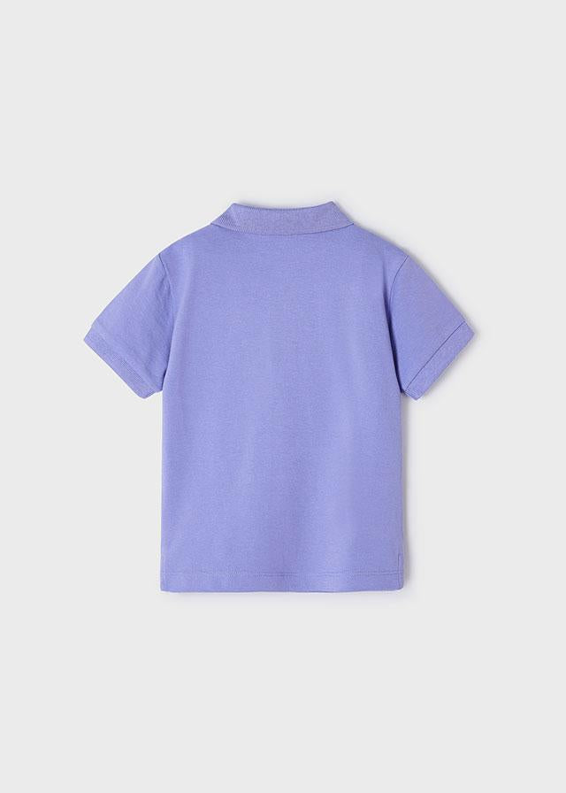 Coneflower Blue Polo Shirt