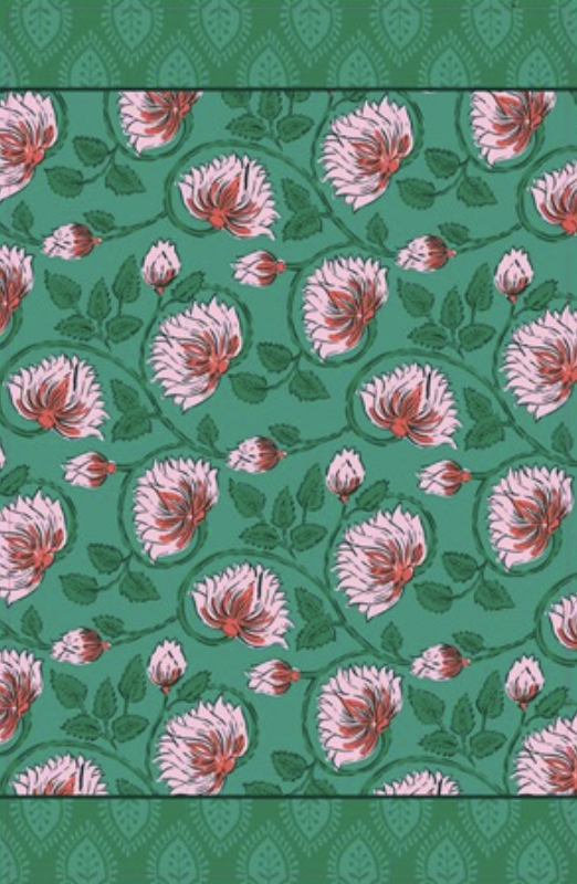 Green Spice Trail Tea Towel