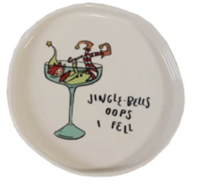 Tipsy Holiday Plate