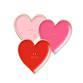 Heart Set Paper Plates 7"