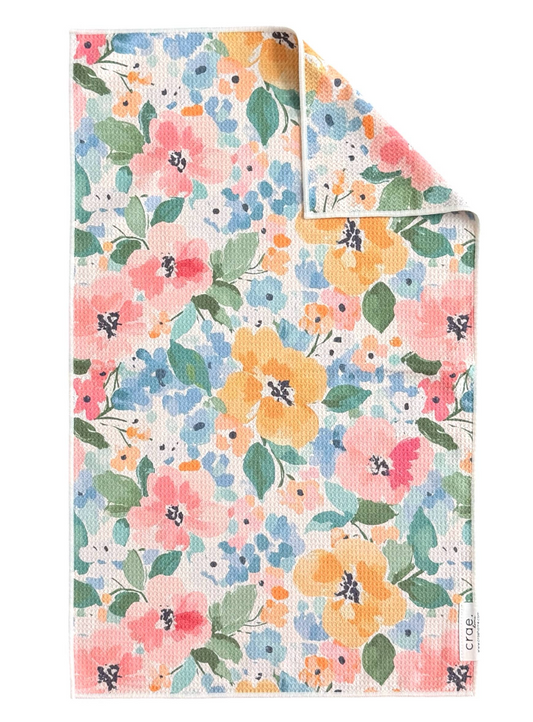 Fresh Cut Florals Double-Sided Tea Towel
