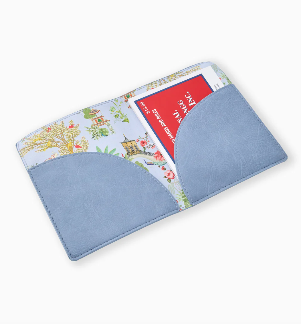 Periwinkle Mahjong Card Folio