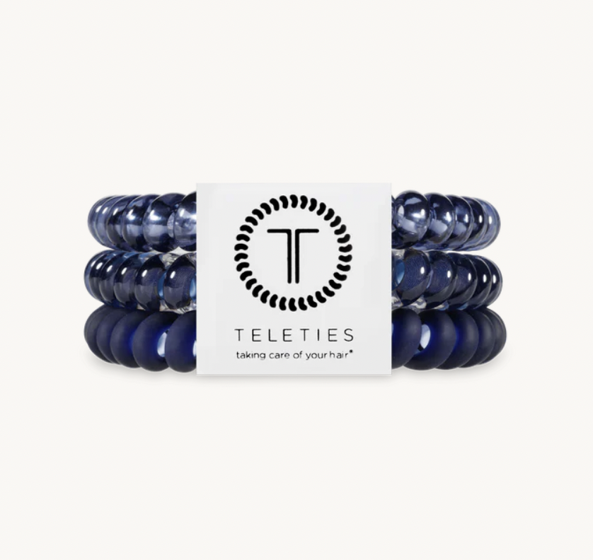 Nightfall Navy Small Hair Ties