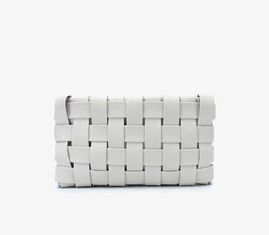Small Lindy Off White Clutch