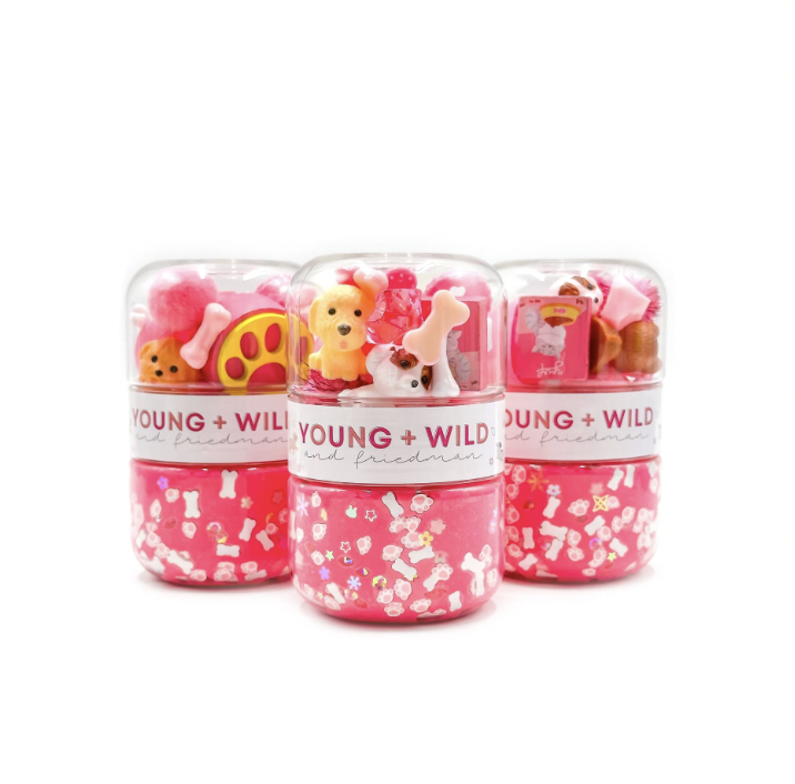 Pink Pet Grab & Go Dough Jar