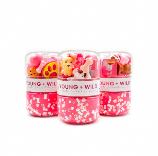 Pink Pet Grab & Go Dough Jar