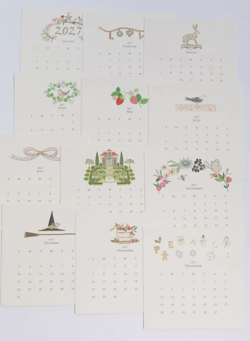 2027 Classic Desk Calendar Refill