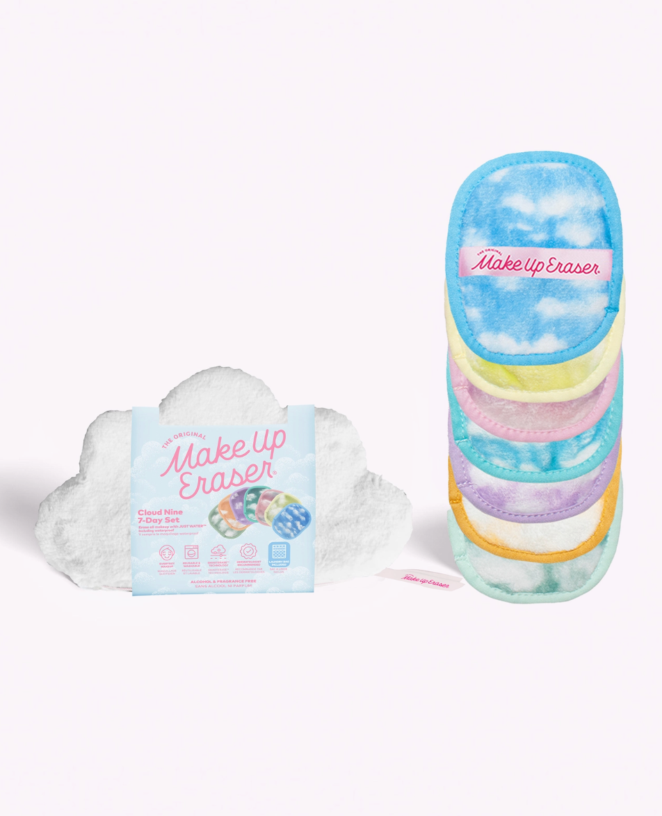 Cloud Makeup Eraser 7-Day Gift Set & Cosmetic Bag