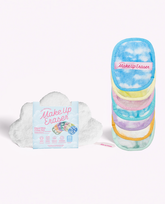 Cloud Makeup Eraser 7-Day Gift Set & Cosmetic Bag