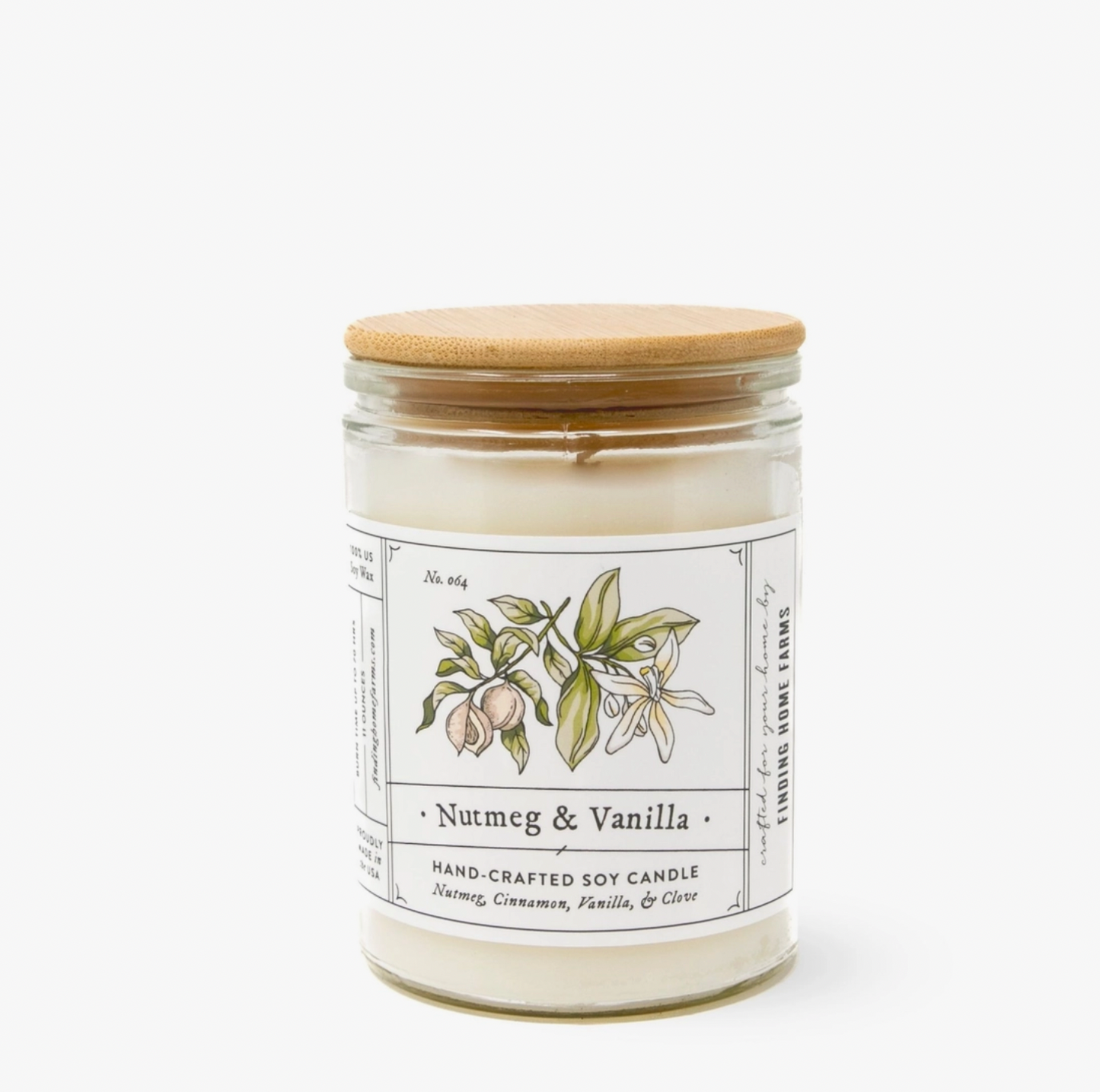 Nutmeg & Vanilla Soy Candle
