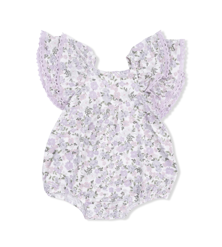 Shannon Floral  V-Neck Bubble