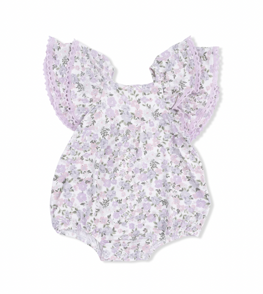Shannon Floral  V-Neck Bubble