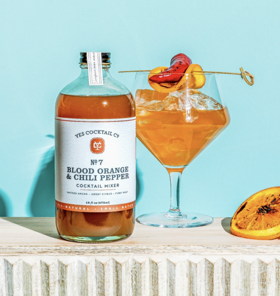 Blood Orange & Chili Pepper Cocktail Mixer