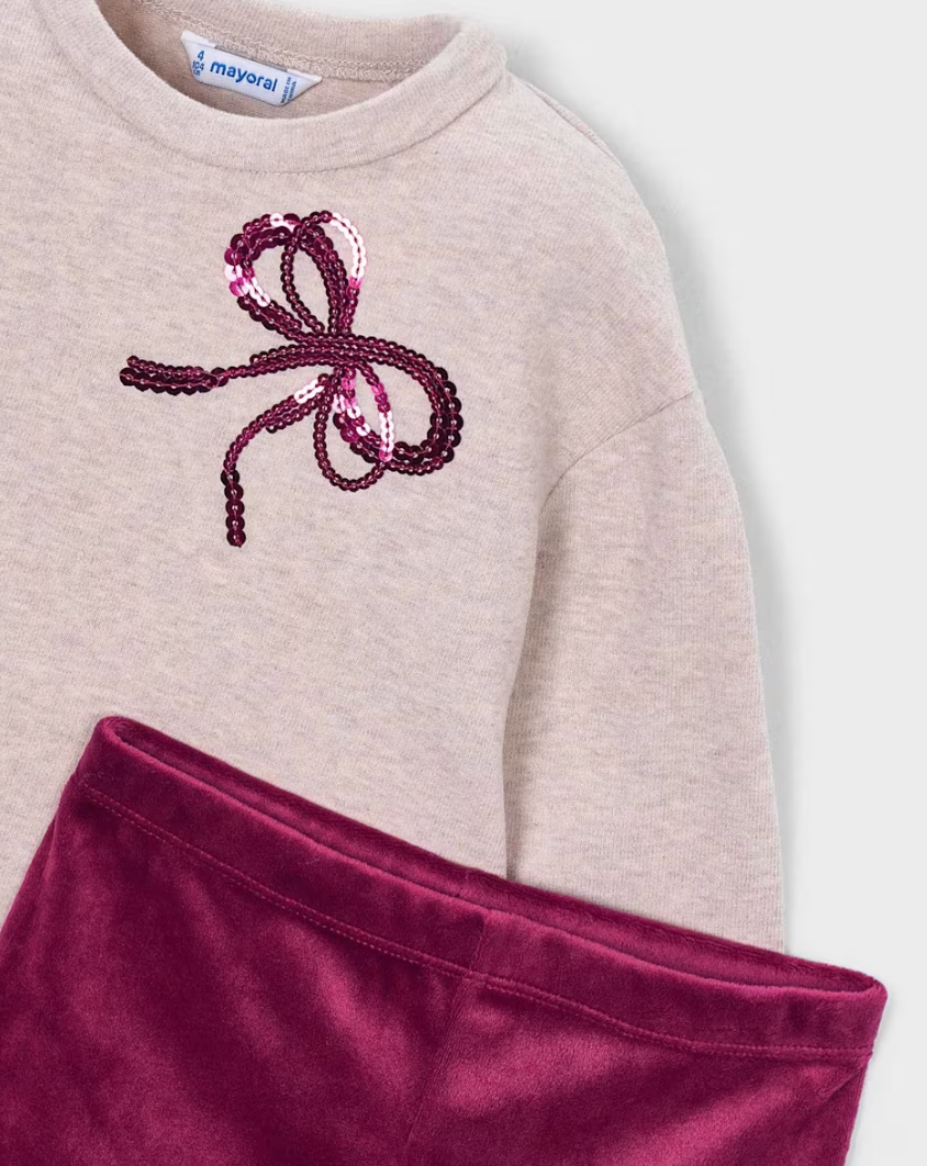 Bow Top + Legging Set