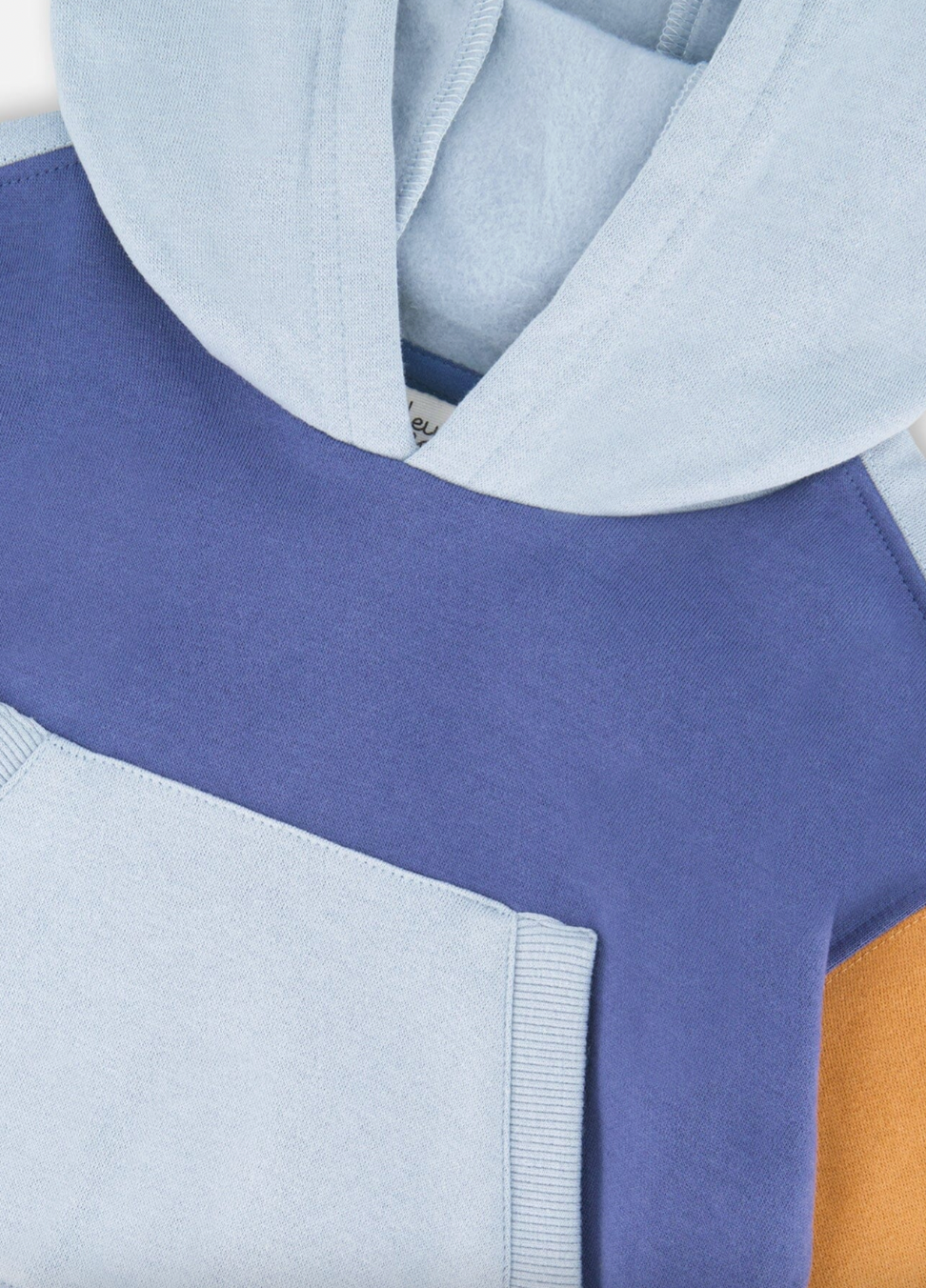 Long Sleeve Color Blocked Hoodie