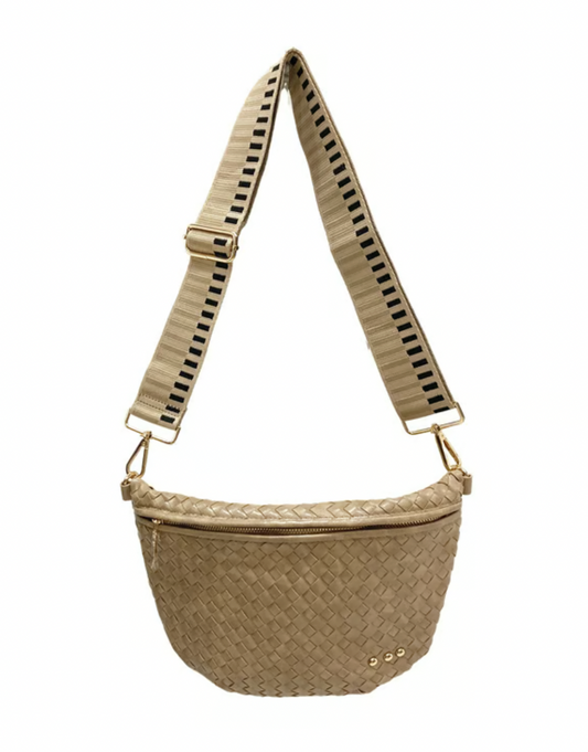 Taupe Westlyn Woven Bum Bag