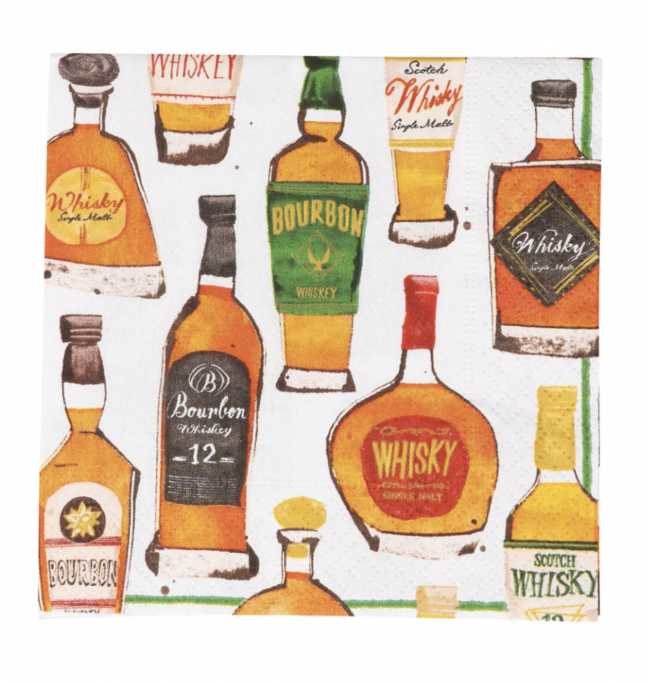 Whiskey Tasting Cocktail Napkins