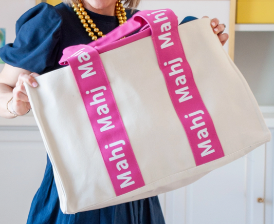 Pink Mahj-It-All Bag