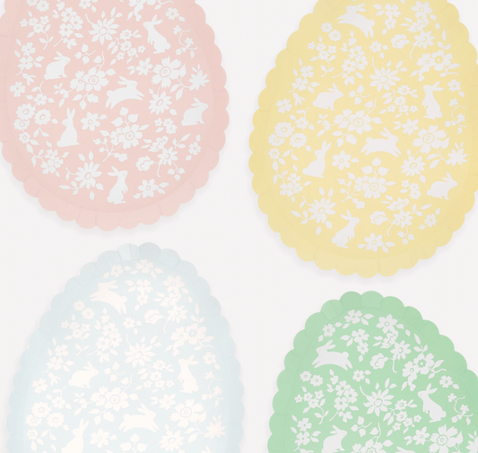 Ditsy Egg Plates