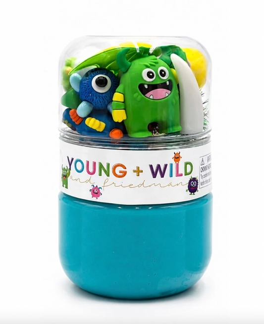 Colorful Monster Grab & Go Sensory Dough
