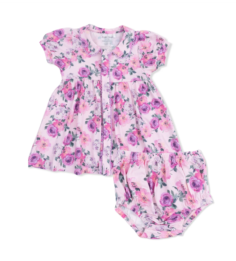 Rose Abundance Betty Dress Puff Sleeve with Bloomer
