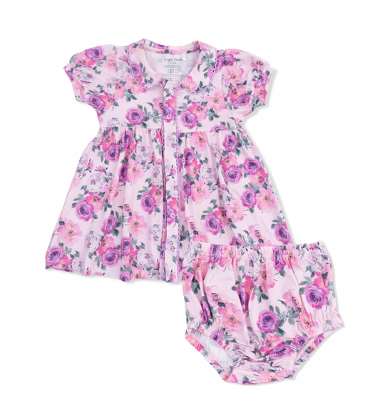 Rose Abundance Betty Dress Puff Sleeve with Bloomer