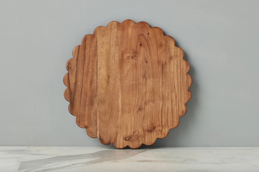 Scalloped Cutting Board/Charger
