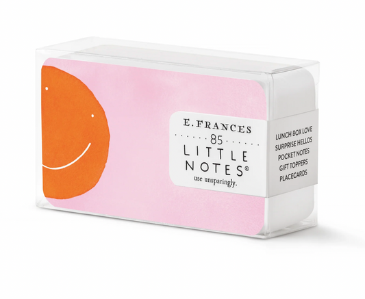 Orange Smiley Little Notes