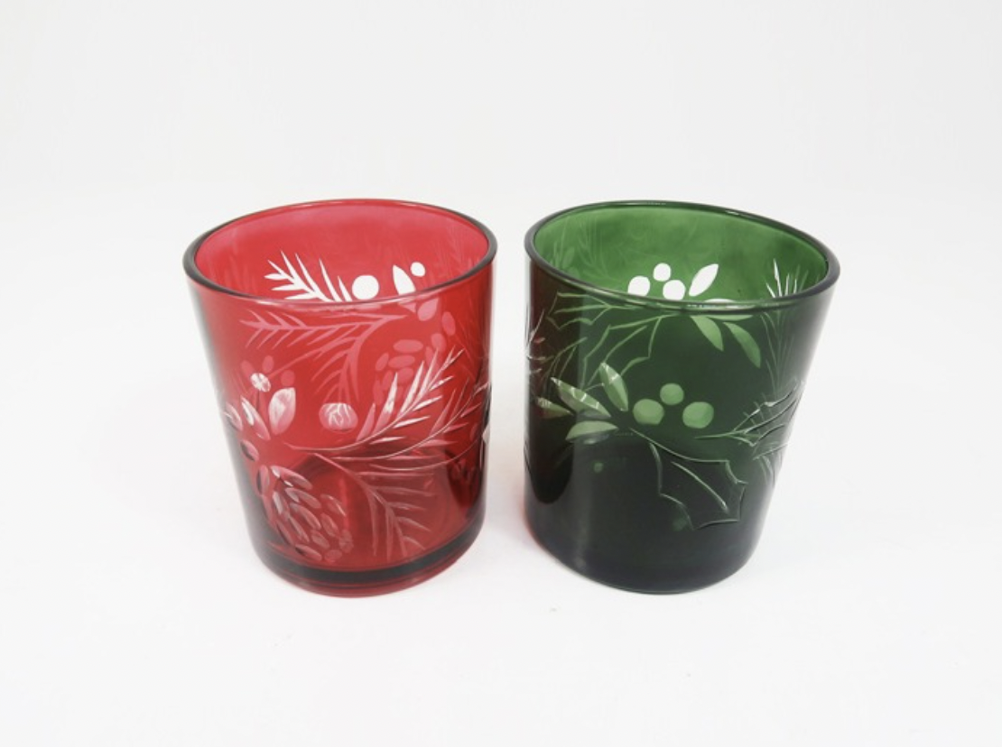 Etched Holiday Tumbler