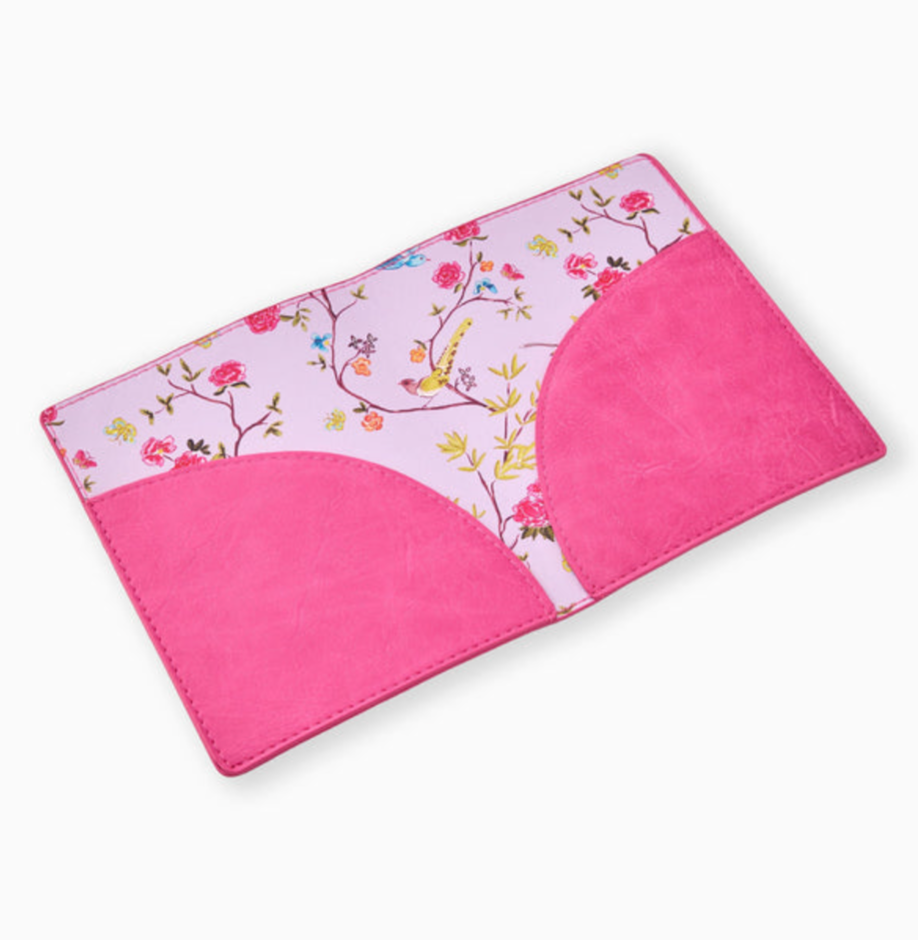 Hot Pink Mahjong Card Folio