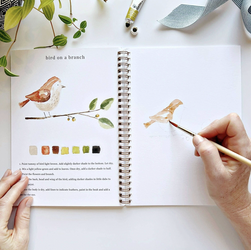Animals Watercolor Workbook