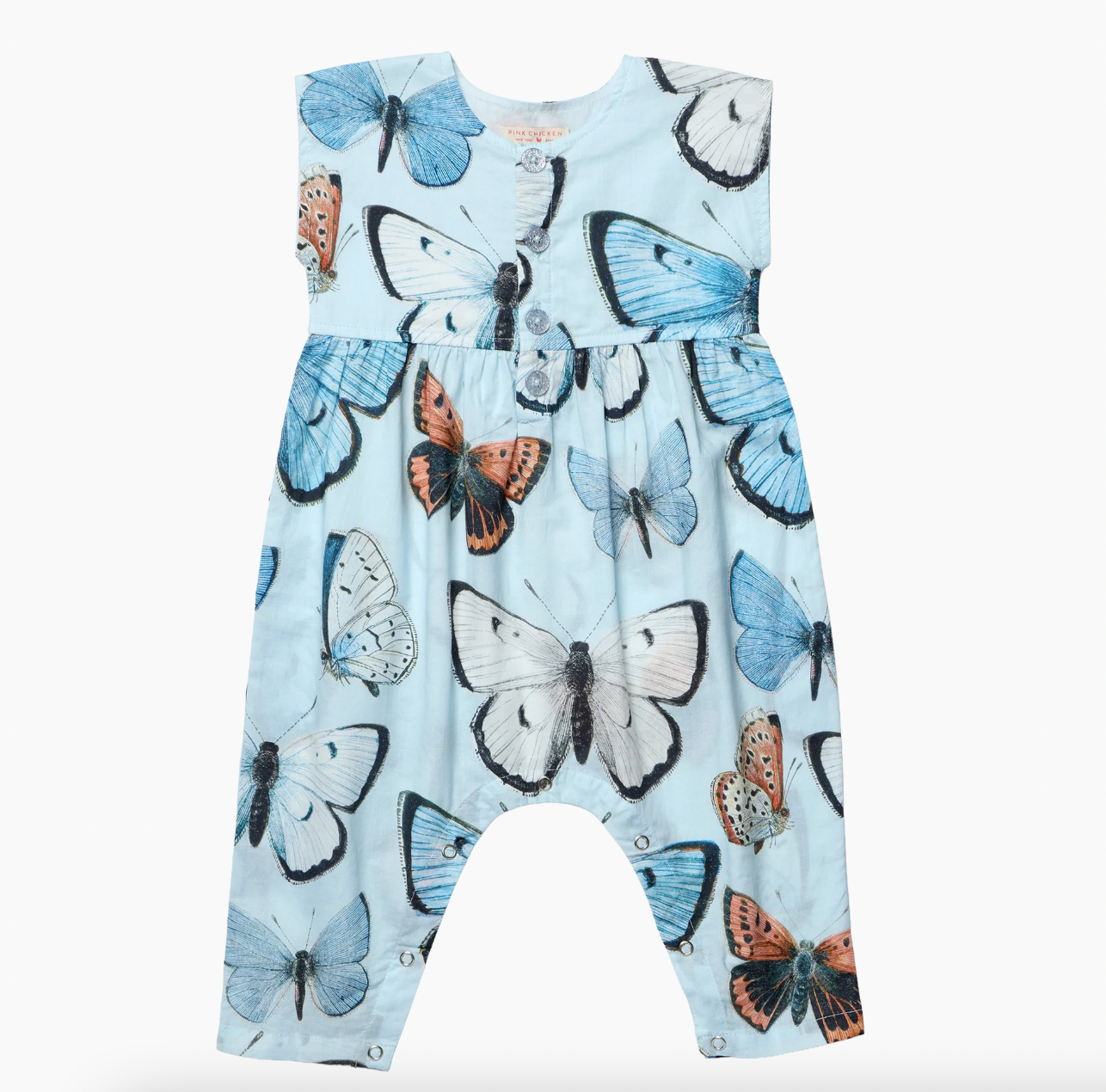 Blue Vintage Butterflies Alexandra Jumper