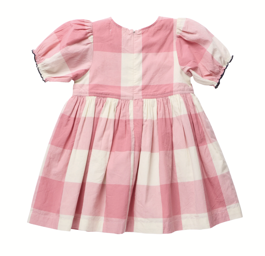 Pink Check Hermione Dress