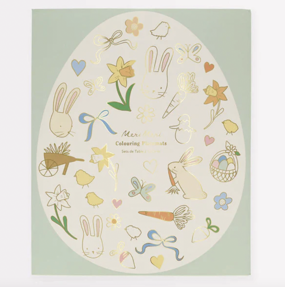 Easter Egg Coloring Placemats