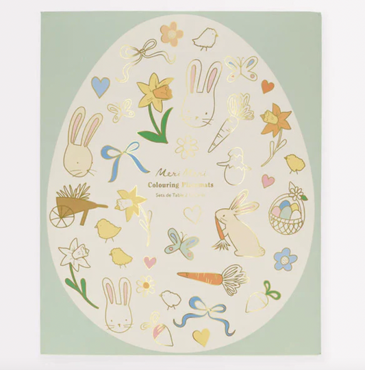 Easter Egg Coloring Placemats