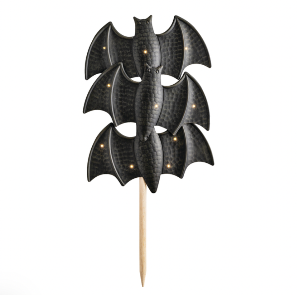 Bats Light Up Yard Stake