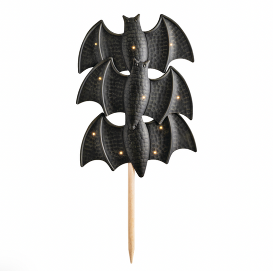 Bats Light Up Yard Stake
