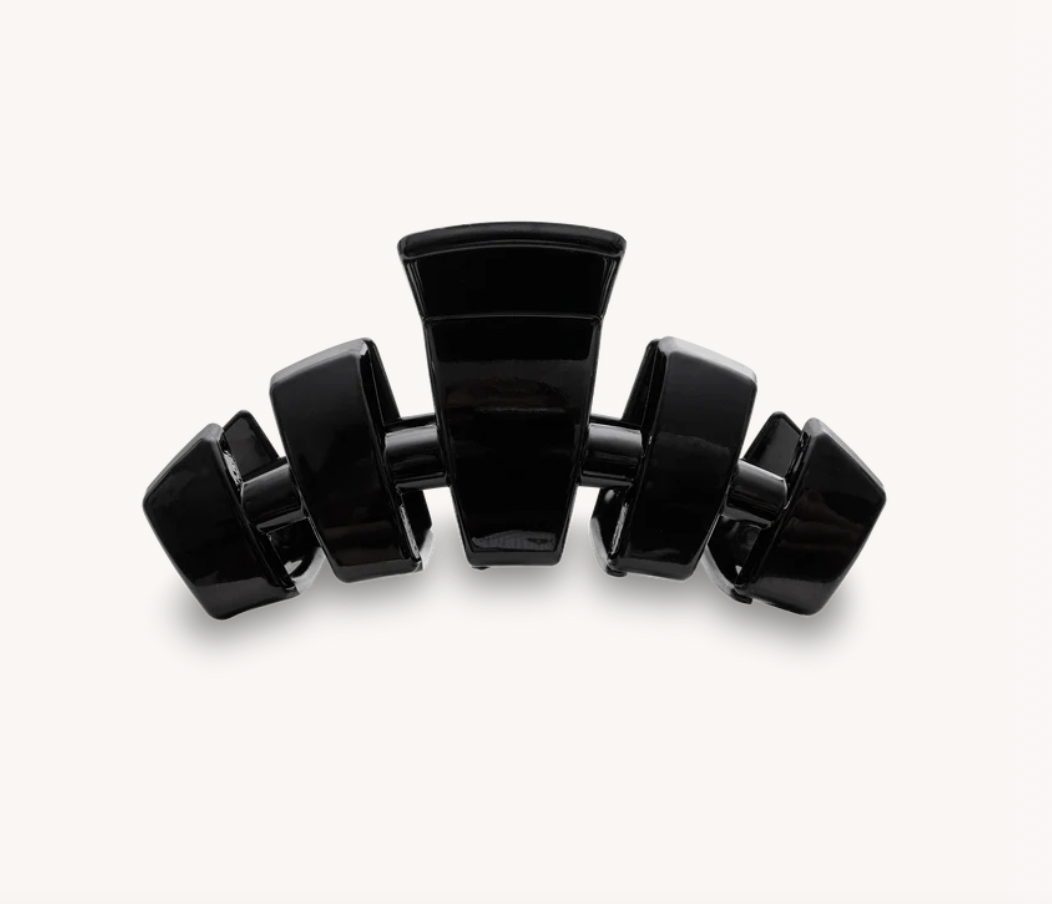 Classic Jet Black Medium Claw Hair Clip