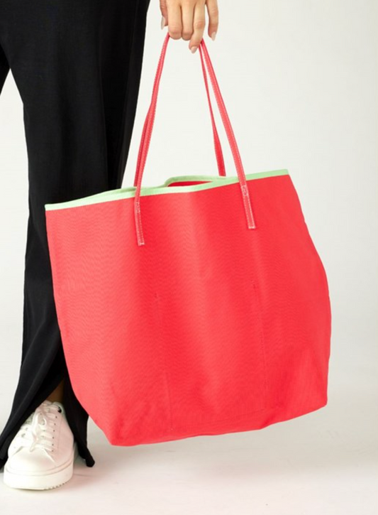 Le Canvas Tote - Watermelon
