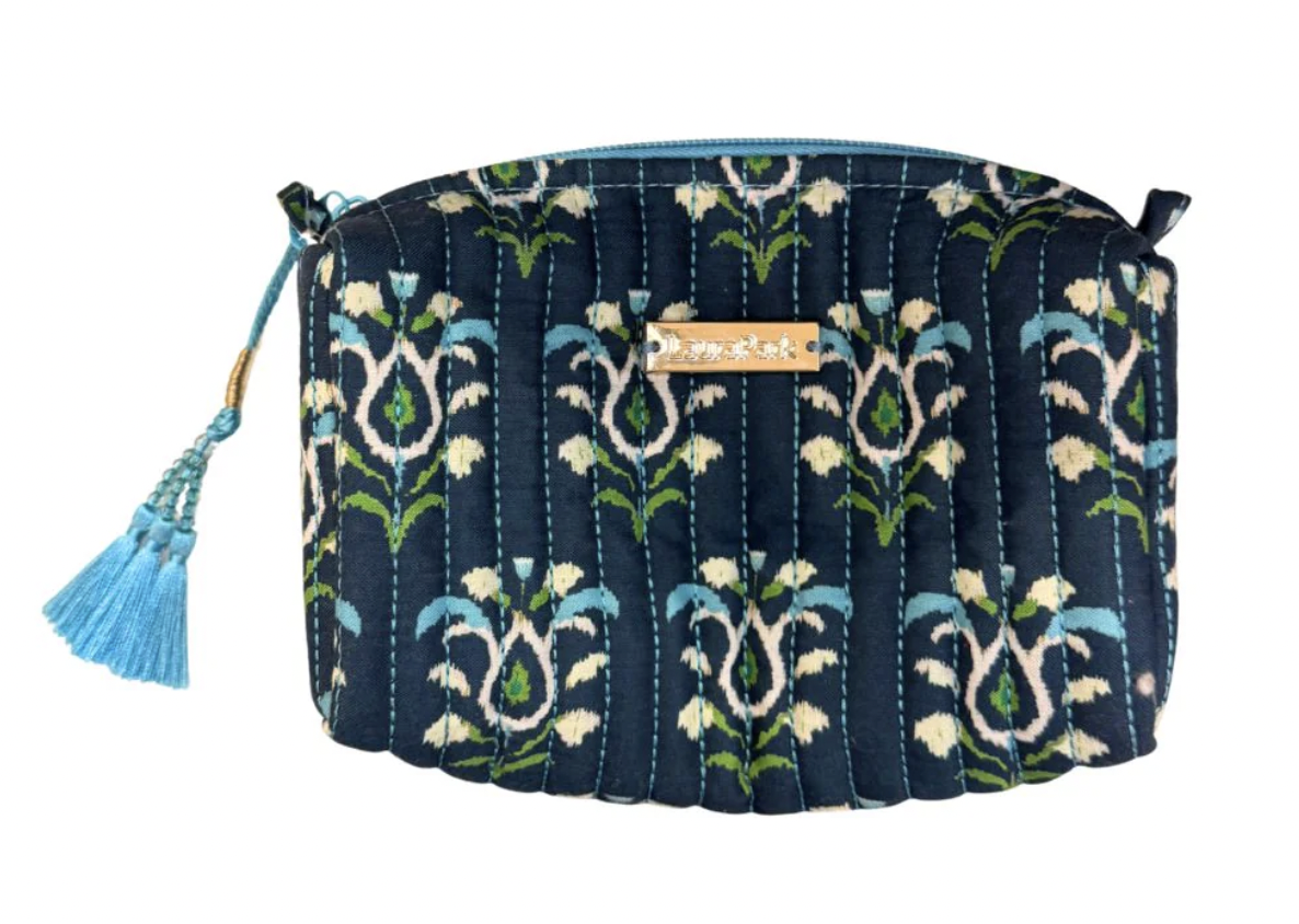 Rosemary Indigo Cosmetic Bag
