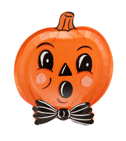 Vintage Pumpkin Paper Plates