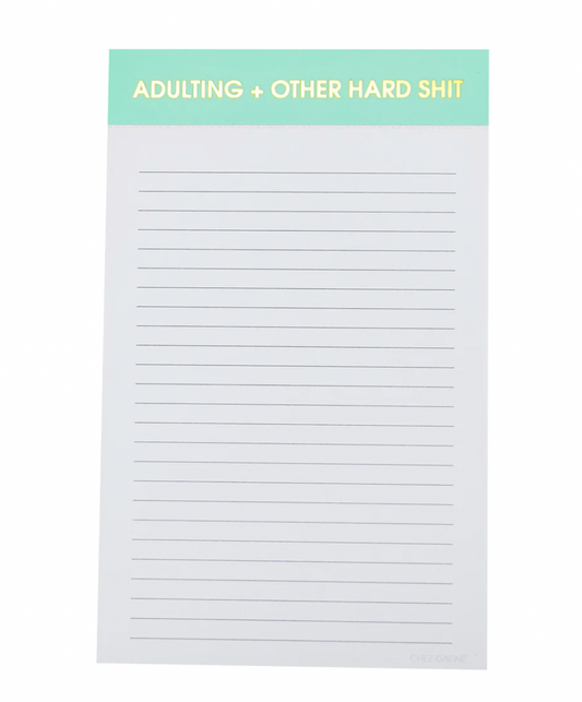 Adulting + Other Hard Sh*t Notepad