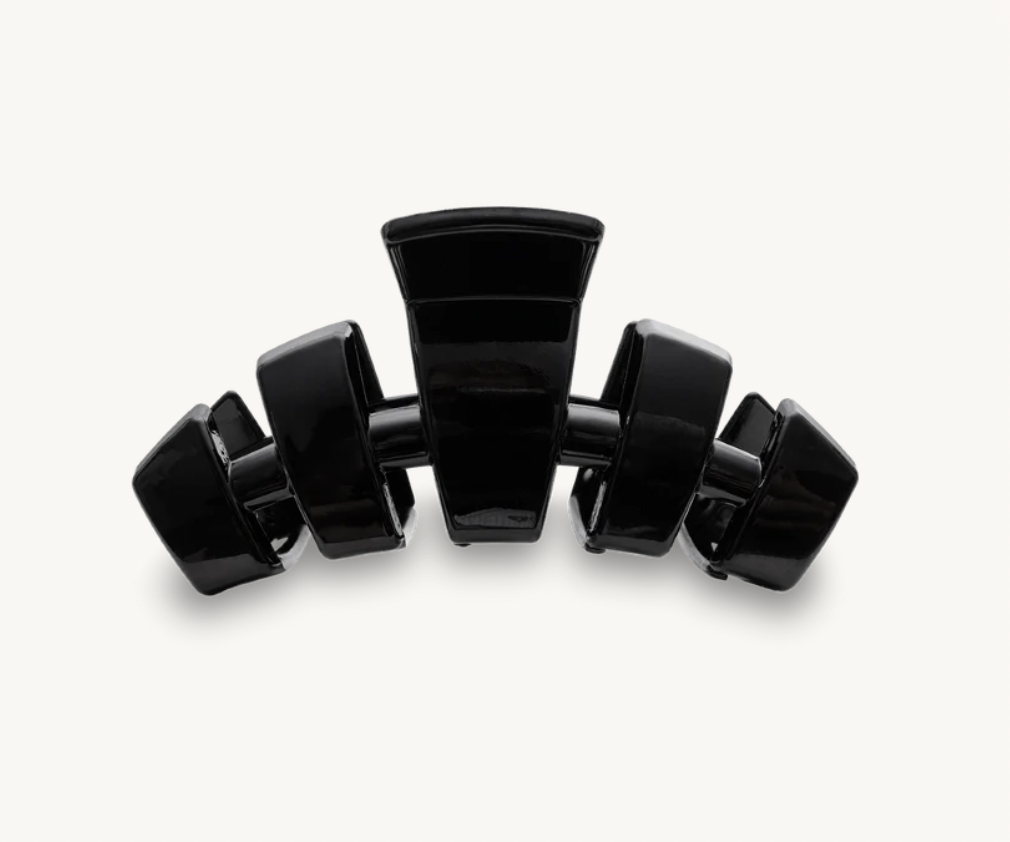 Classic Jet Black Small Claw Hair Clip