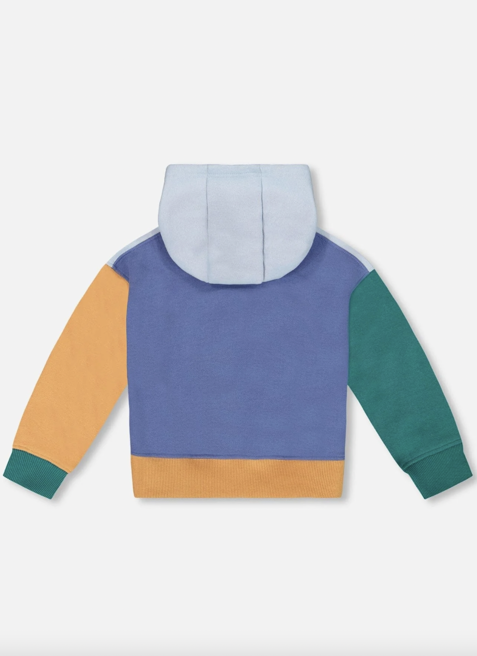 Long Sleeve Color Blocked Hoodie